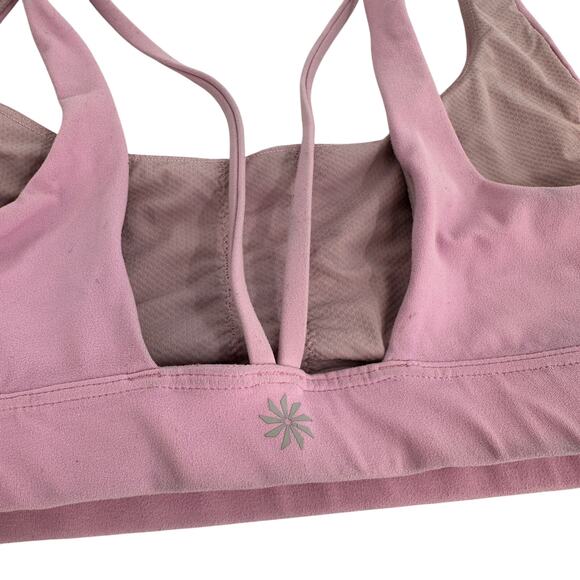 Athleta Pink Sports Bra Size XS - Picture 4 of 6